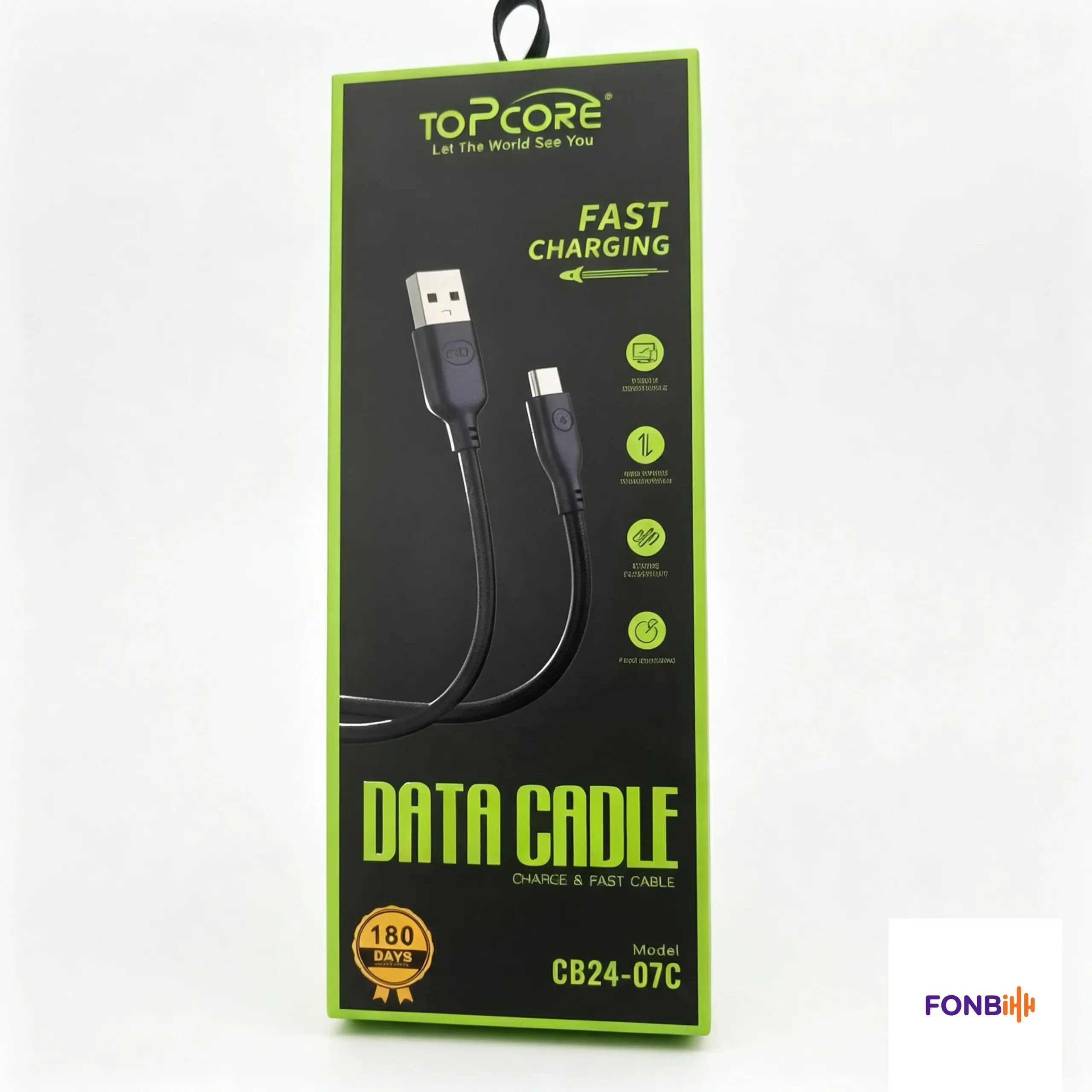 کابل شارژ TOPCORE Type C